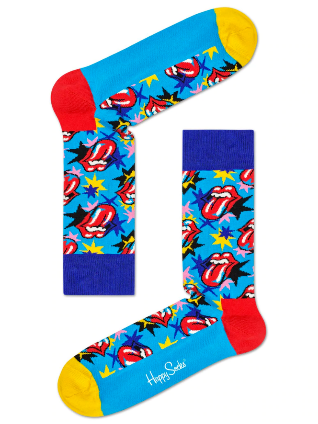 Blå Happy Socks Rolling Stones Sok Til Ham