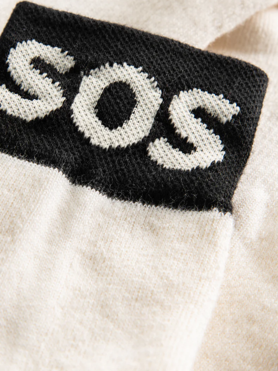 SOS 1-Pack Hvid Skisok
