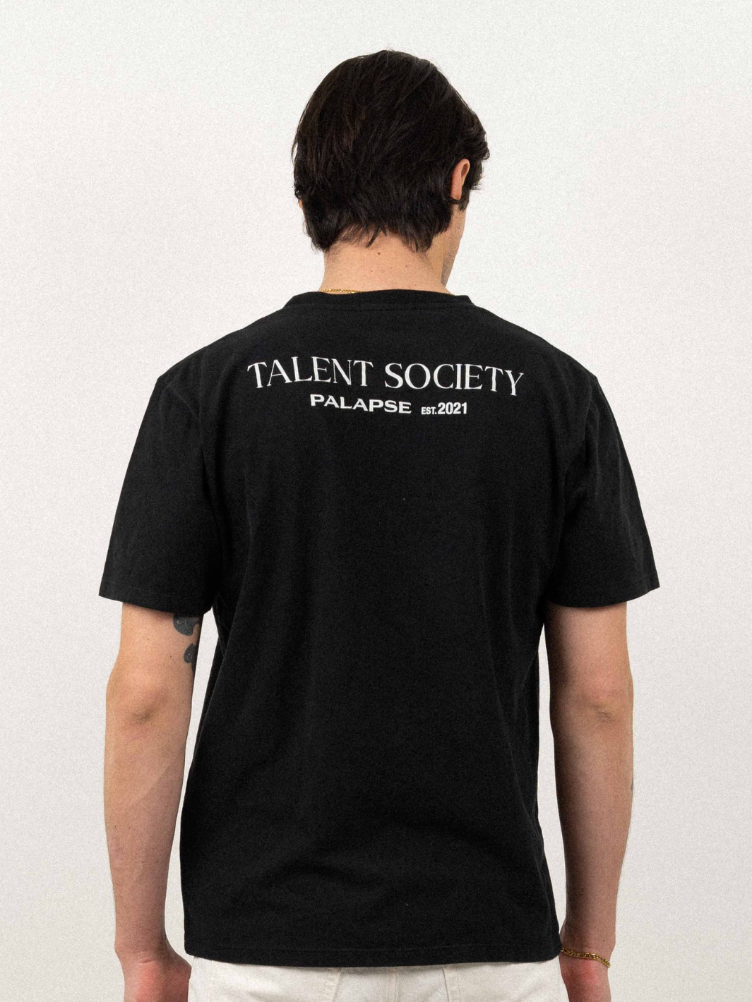 Sort Palapse Talent Society Herre T-Shirt