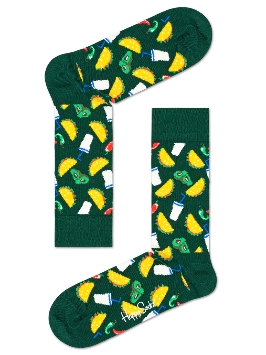 Grøn Happy Socks Taco Sok Til Ham