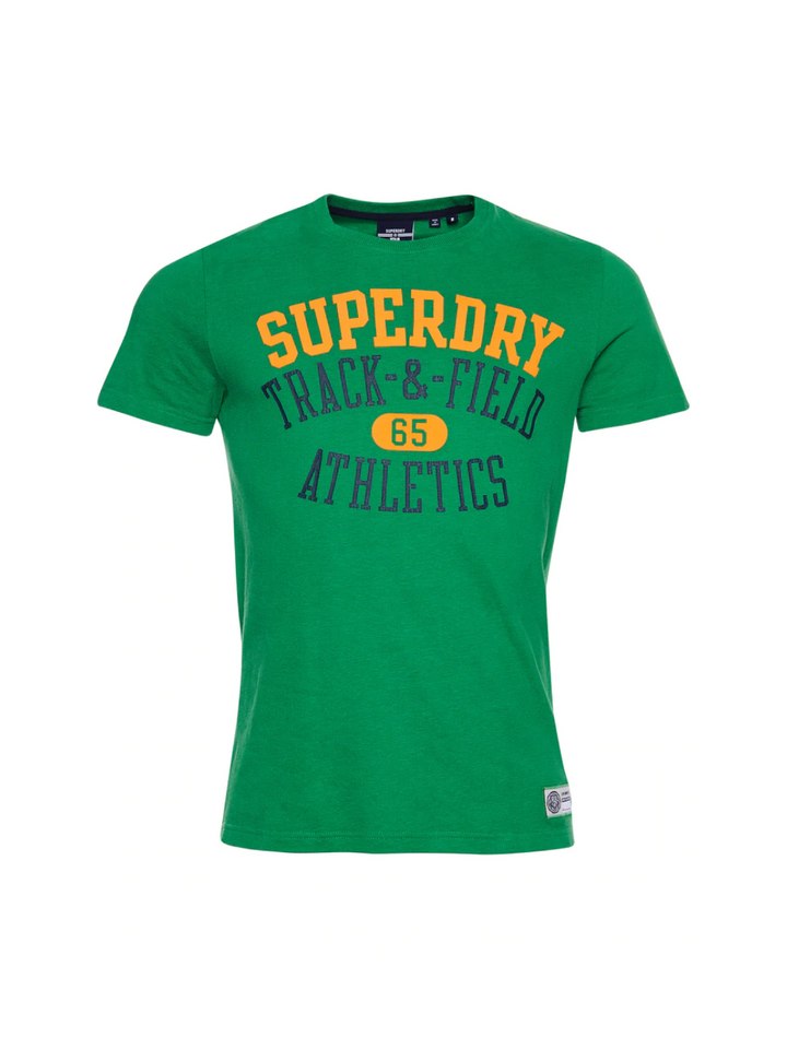Grøn Superdry Track & Field Graphic T-Shirt