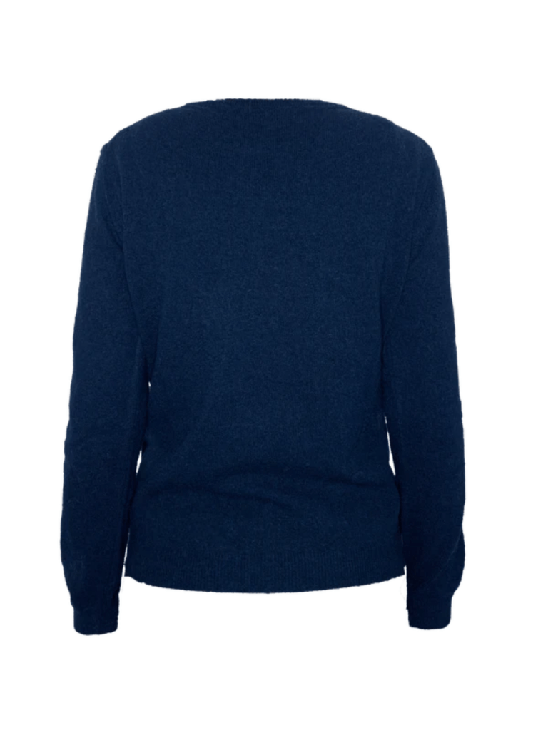 A New Story Mørkeblå Daisy Lambswool Strik XS A New Story