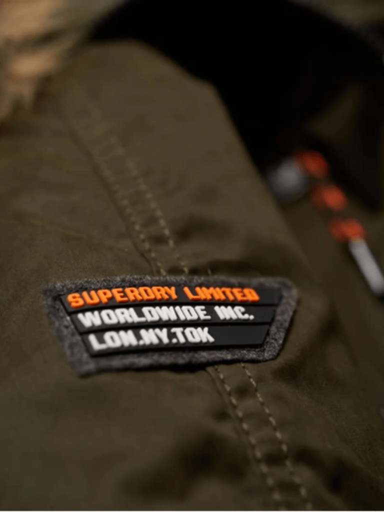Armygrøn Superdry Herre SDX Parka Jakke S Superdry