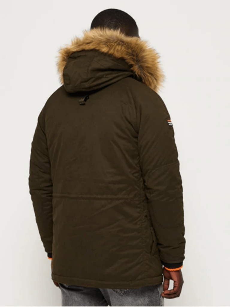 Armygrøn Superdry Herre SDX Parka Jakke S Superdry