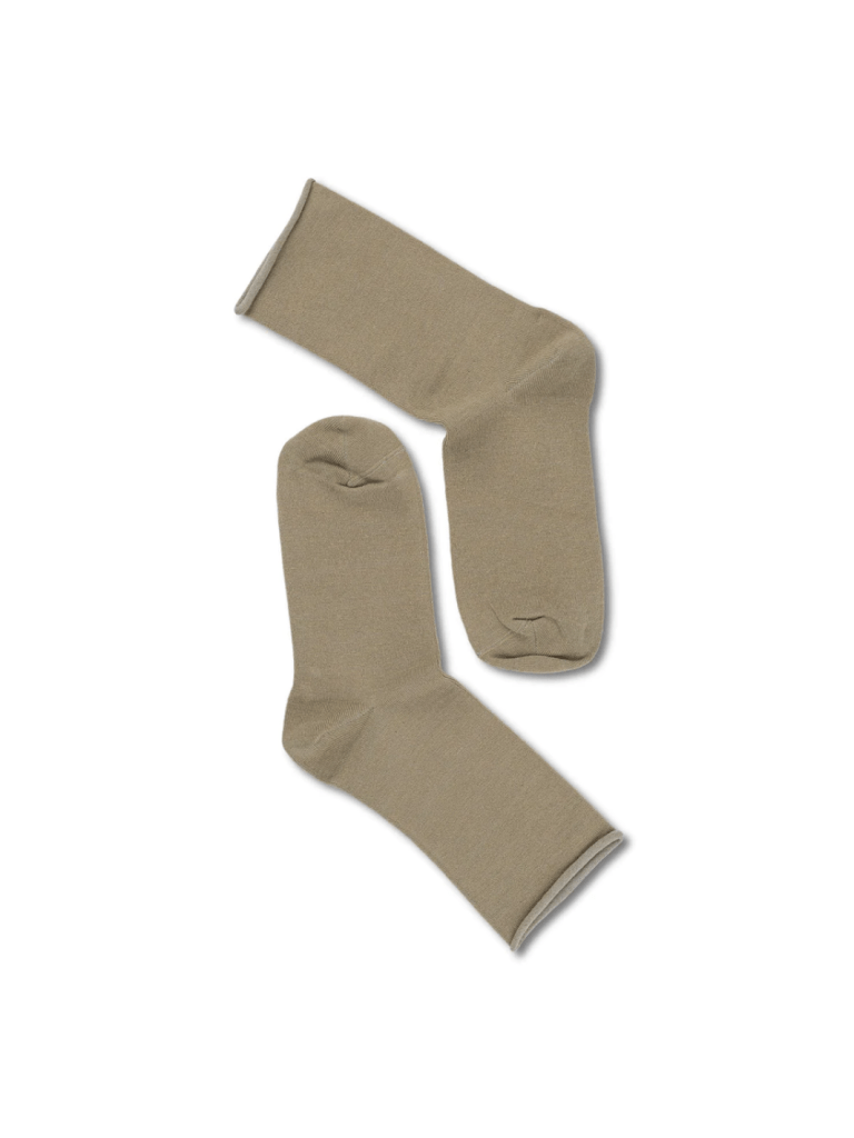 Beige Note Dame Roll Down Strømpe One Size ( 36 - 41 ) Note
