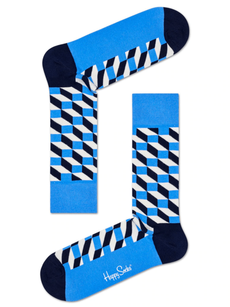 Blå Happy Socks Nautical Gaveæske Til Ham 41 - 46 Happy Socks