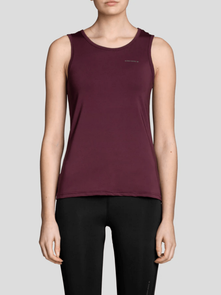 Bordeaux Björn Borg Dame Pascale Performance Top XS Björn Borg