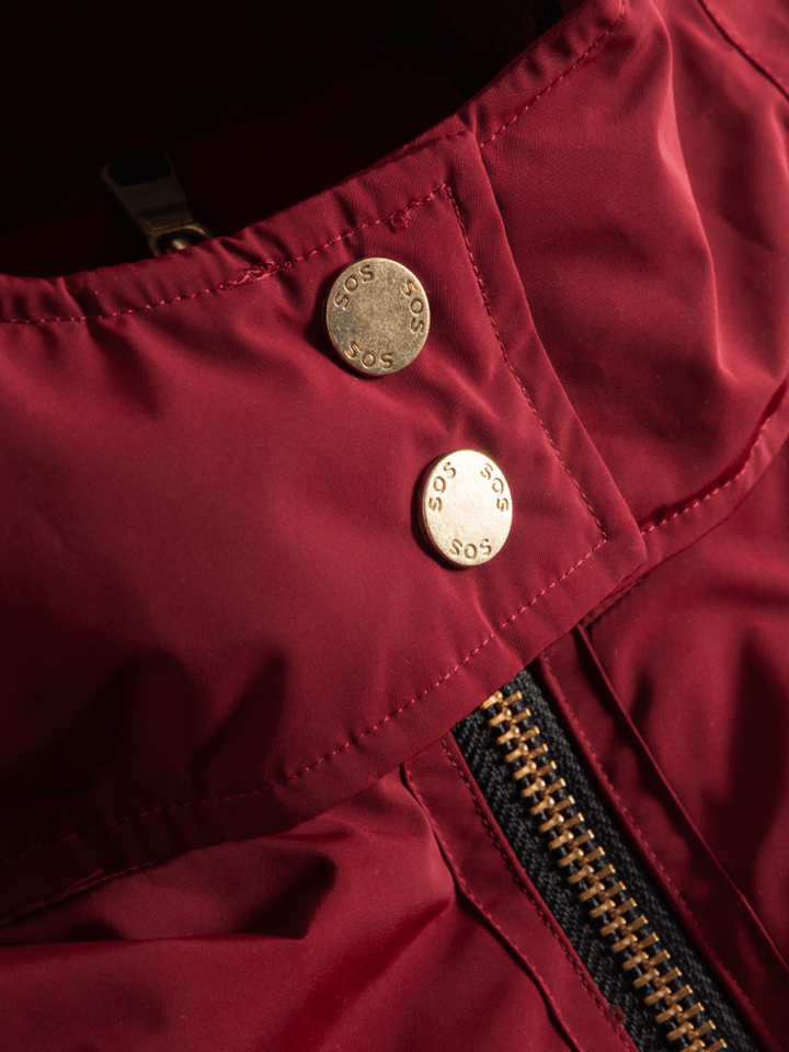 Bordeaux SOS Dun SKi Vest 34 SOS Black Snow