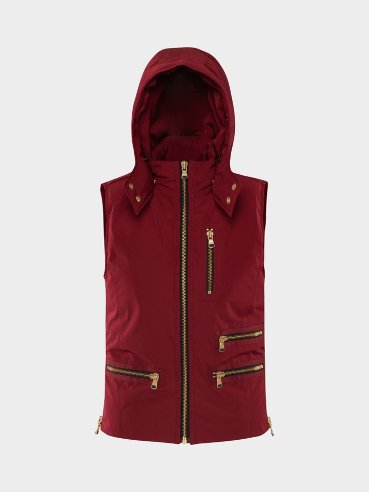 Bordeaux SOS Dun SKi Vest 34 SOS Black Snow