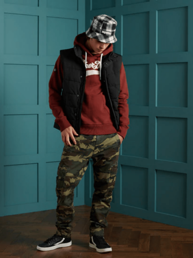 Bordeaux Superdry Limited Edition College Hættetrøje S Superdry