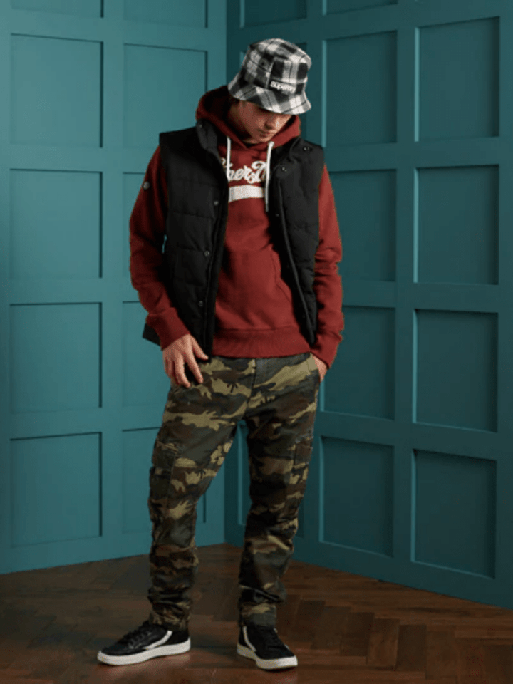 Bordeaux Superdry Limited Edition College Hættetrøje S Superdry