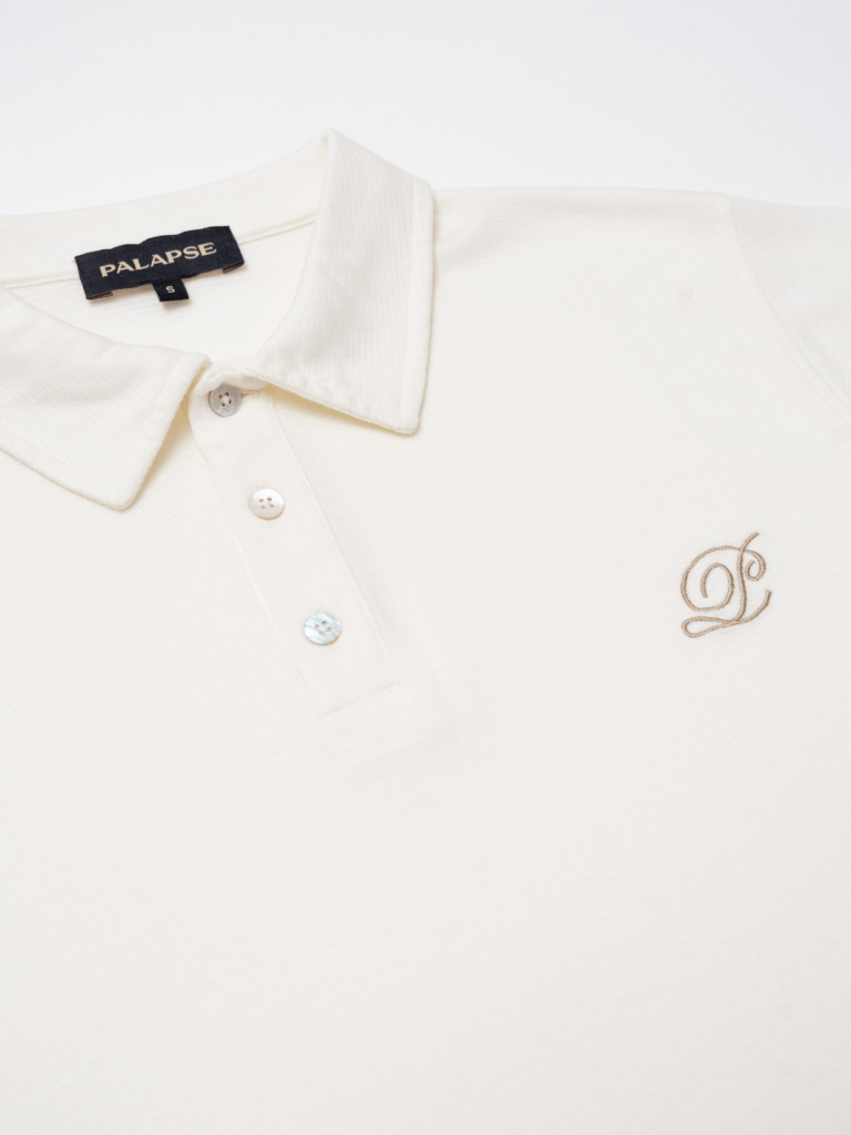 Cremefarvet Palapse Lyocell Herre Polo XS Palapse