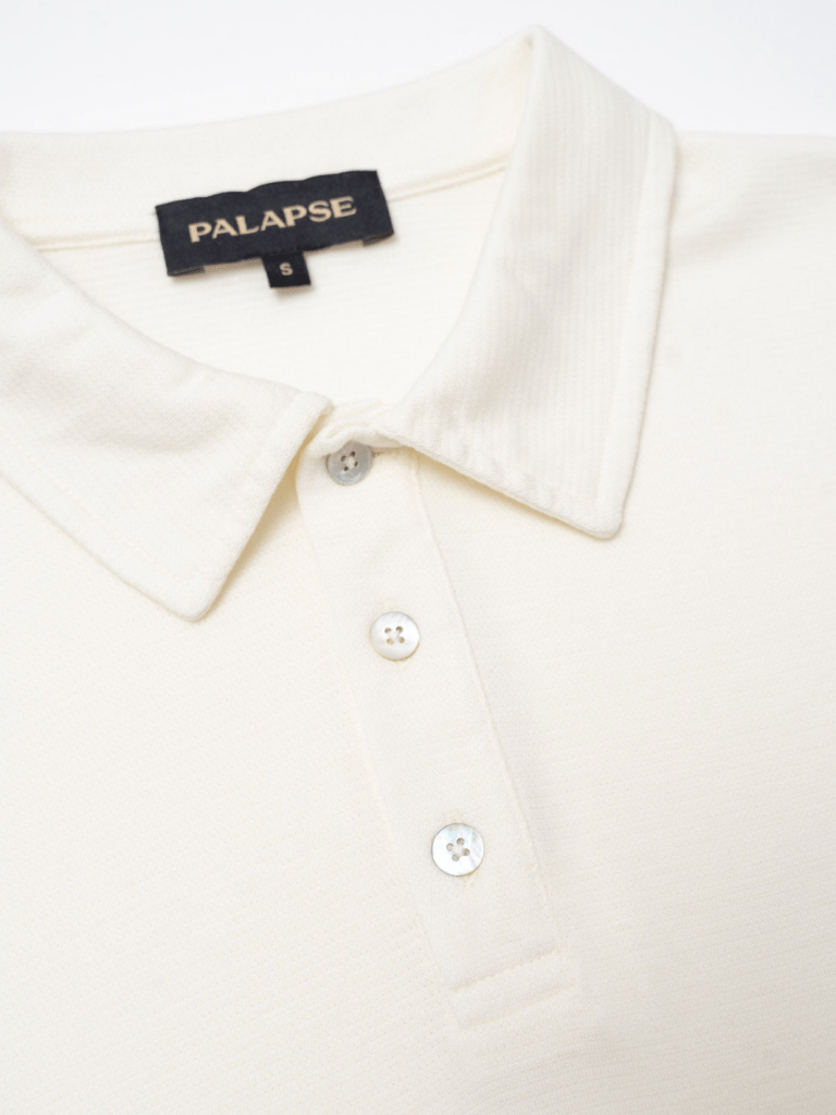 Cremefarvet Palapse Lyocell Herre Polo XS Palapse