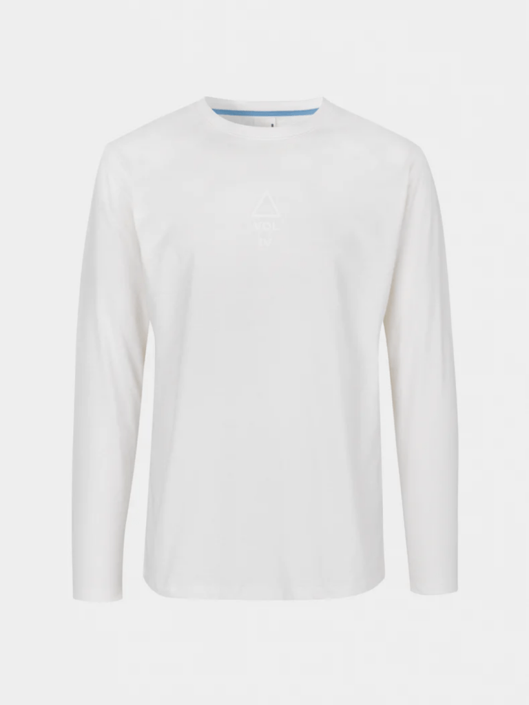 Gary L/S Tee S SOS Black Snow