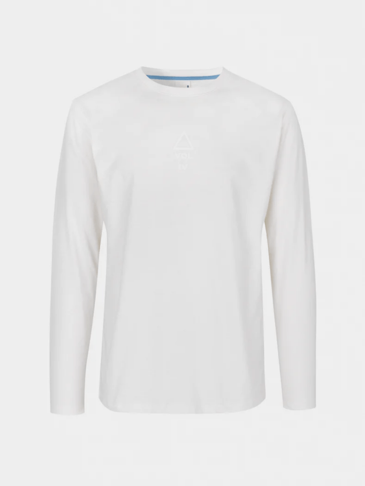 Gary L/S Tee S SOS Black Snow