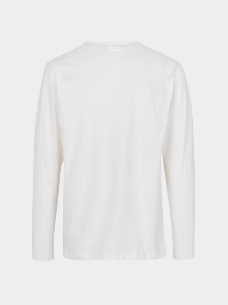 Gary L/S Tee S SOS Black Snow