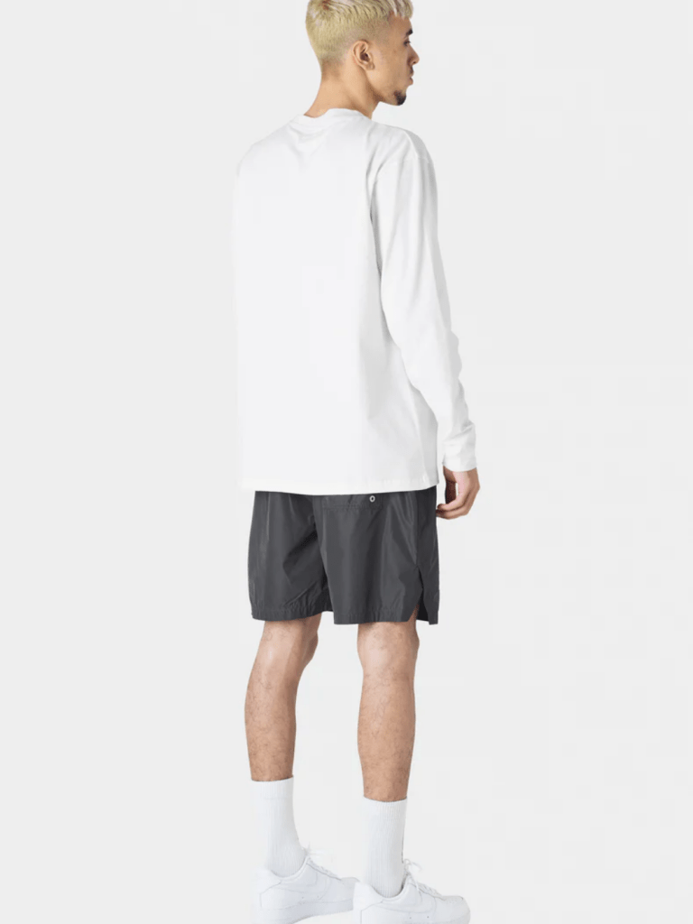 Gary L/S Tee S SOS Black Snow