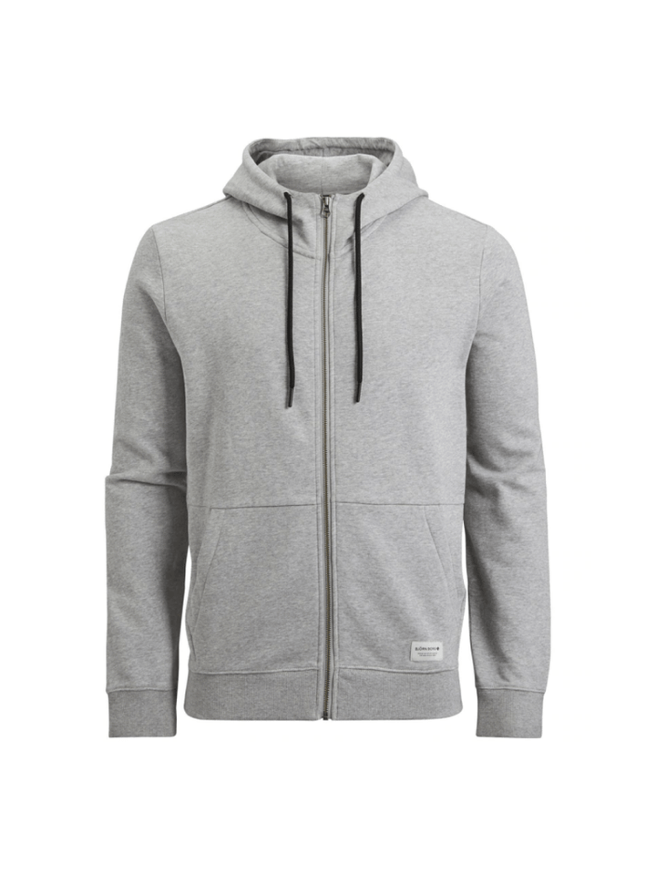 Grå Gennemlynet Björn Borg Sweat Shirt S Björn Borg