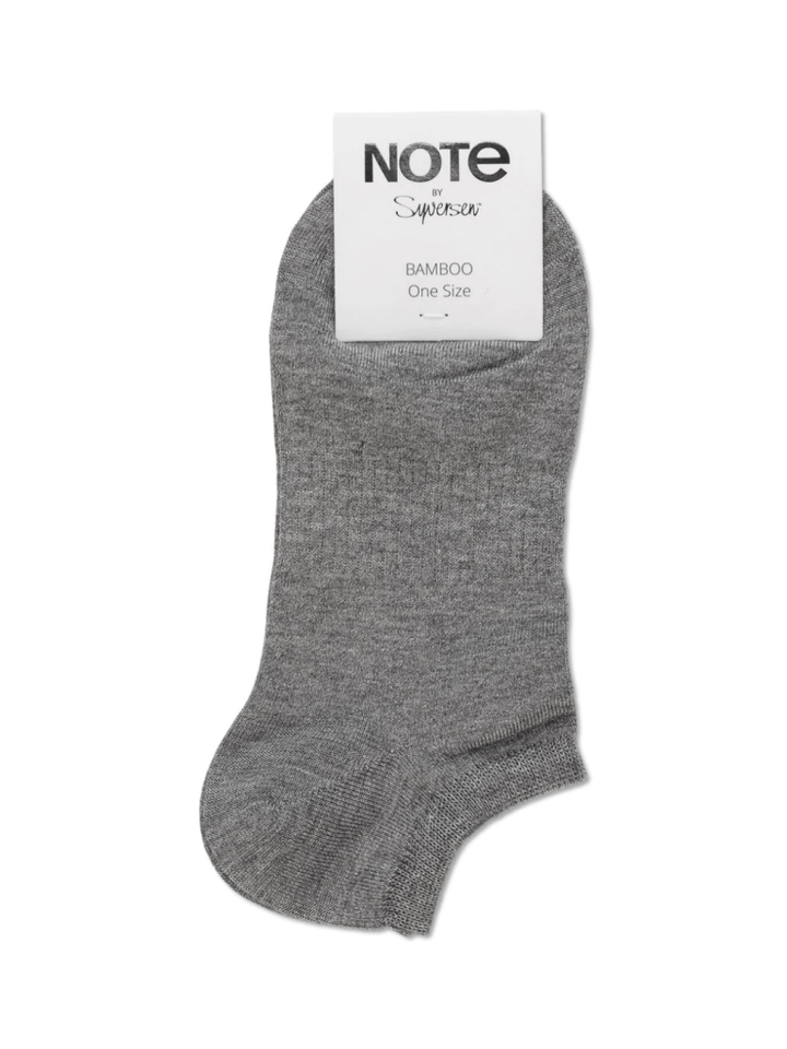 Grå Note Dame Sneakers Strømpe One Size ( 36 - 41 ) Note