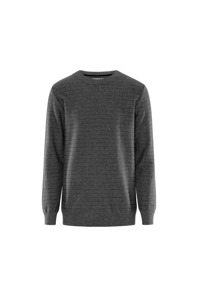 Grå Rundhalset W.A.S Miami Strik S WeAreScandinavian