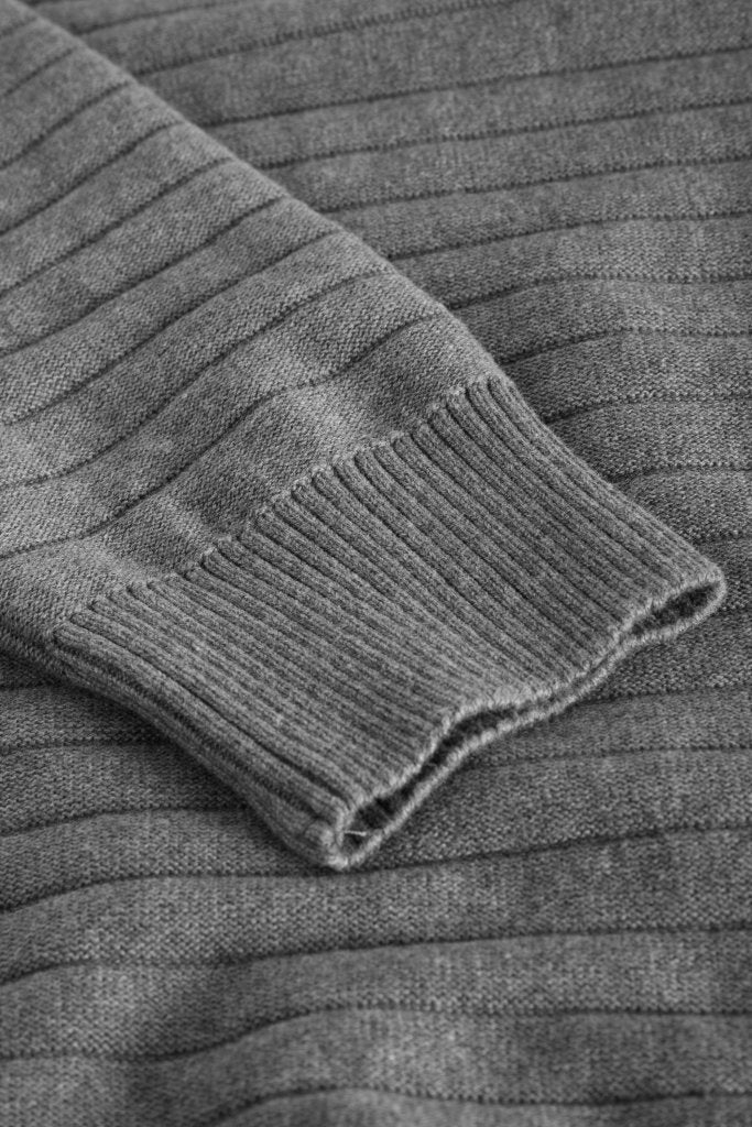 Grå Rundhalset W.A.S Miami Strik S WeAreScandinavian