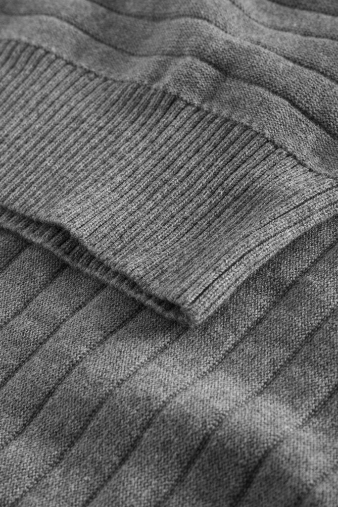 Grå Rundhalset W.A.S Miami Strik S WeAreScandinavian