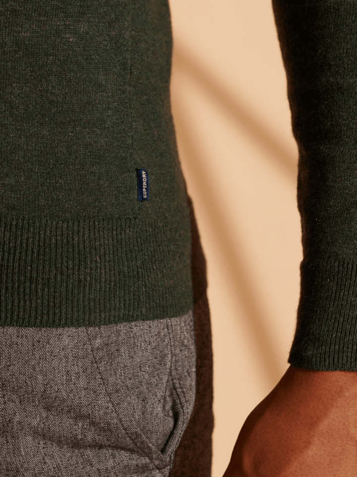 Grøn Superdry Rundhalset Herre Strik M Superdry