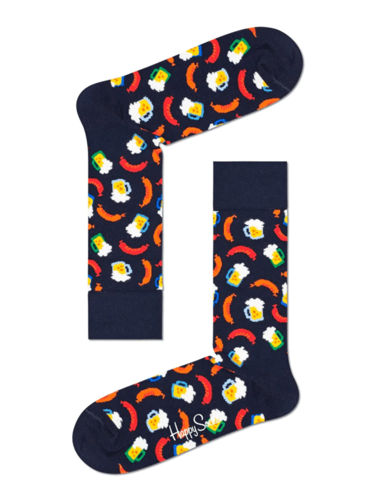 Happy Socks 2 - Pack Beer Socks Gaveæske Til Ham 41 - 46 Happy Socks