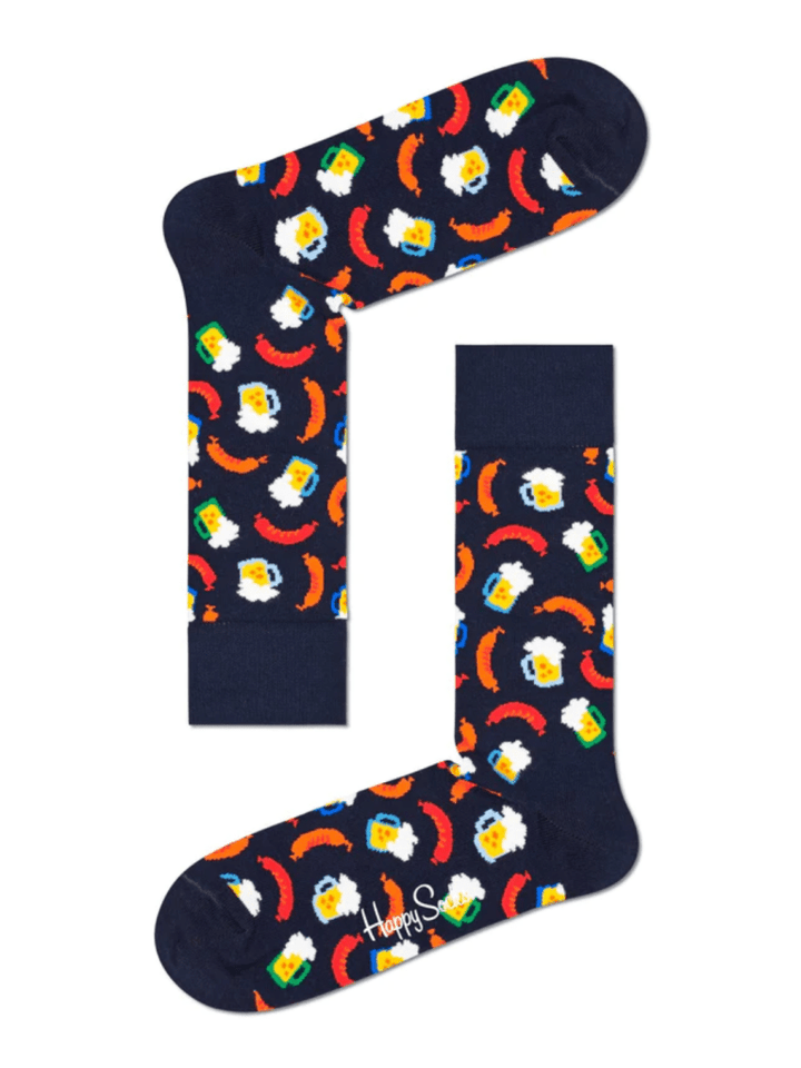Happy Socks 2 - Pack Beer Socks Gaveæske Til Ham 41 - 46 Happy Socks