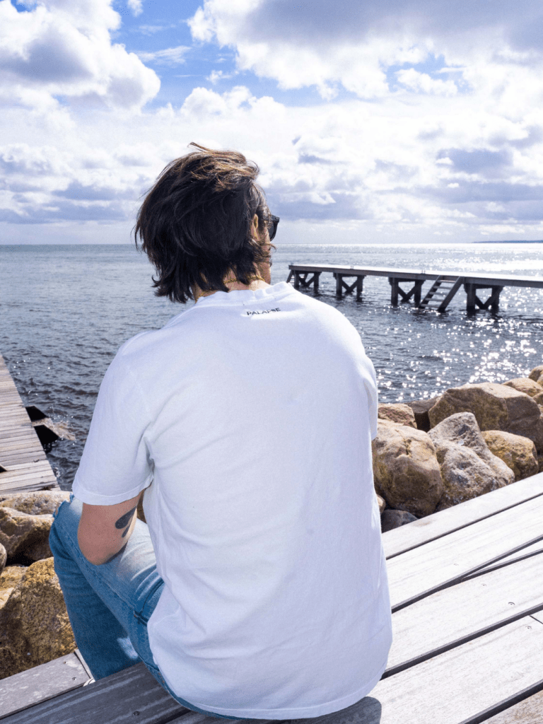 Hvid Palapse Jersey T-Shirt S Palapse