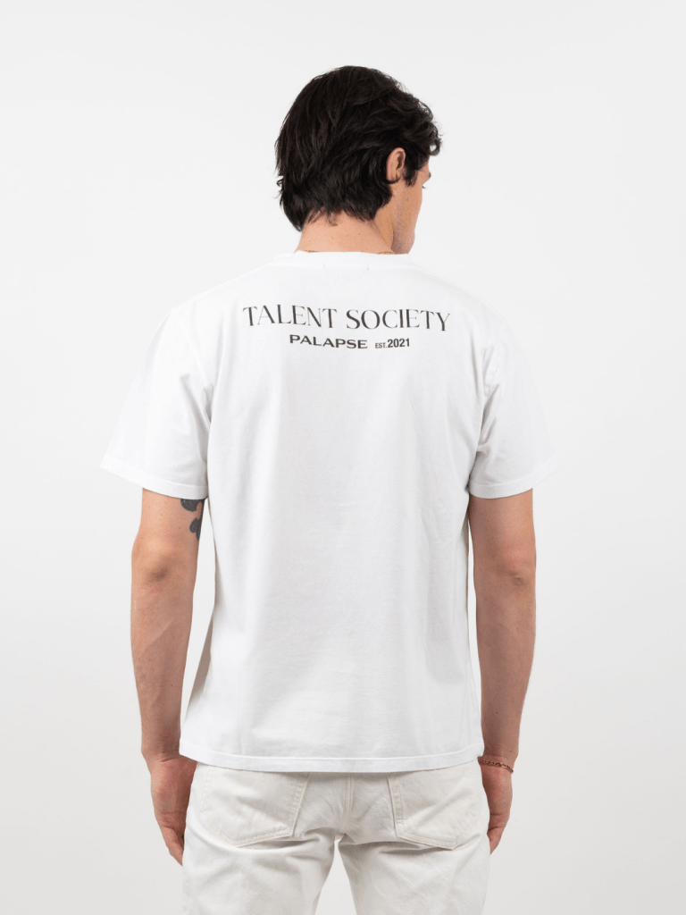 Hvid Palapse Talent Society Herre T-Shirt S Palapse