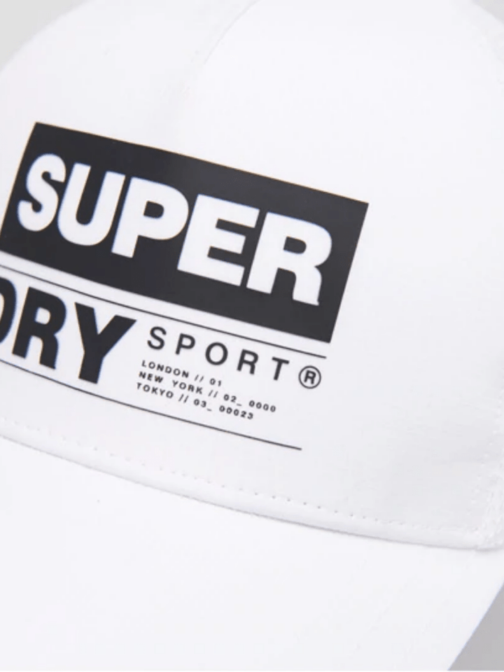 Hvid Superdry Sports Cap One Size Superdry