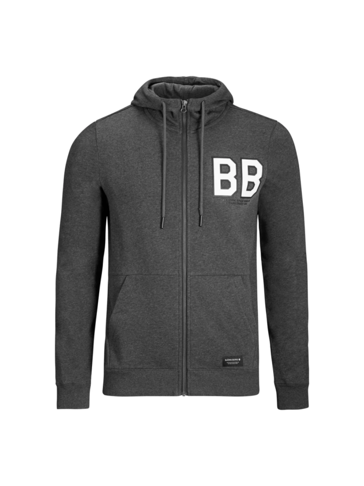 Koksgrå Gennemlynet Björn Borg Sweat Shirt S Björn Borg