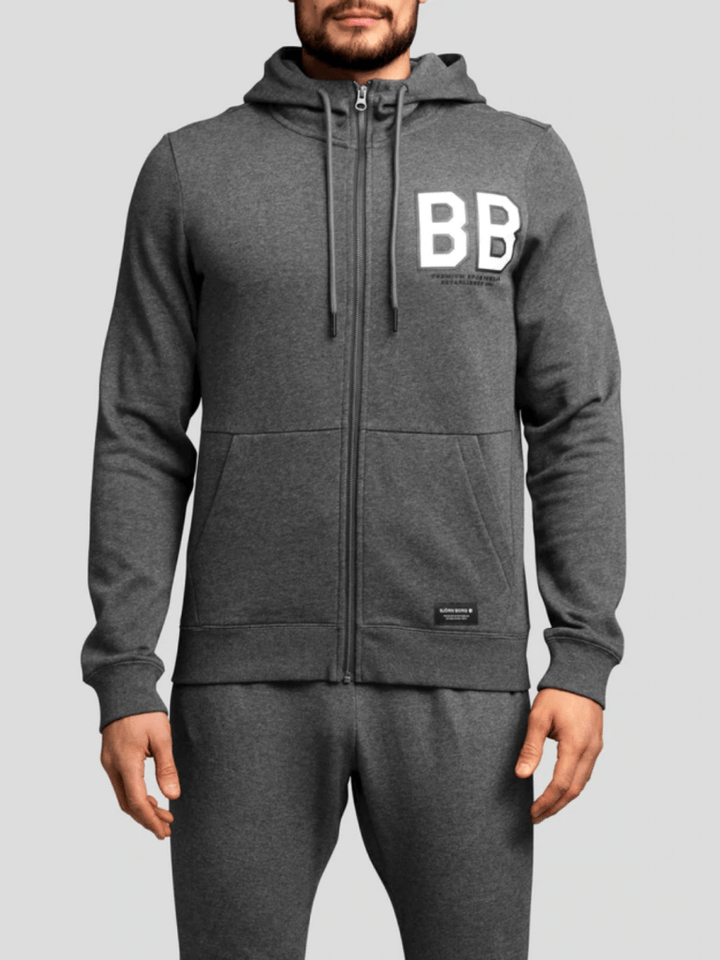 Koksgrå Gennemlynet Björn Borg Sweat Shirt S Björn Borg