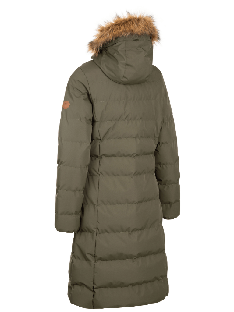 Lang Armygrøn Trespass Dyne Frakke S Trespass