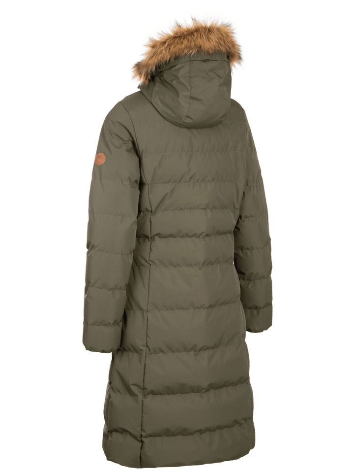 Lang Armygrøn Trespass Dyne Frakke S Trespass