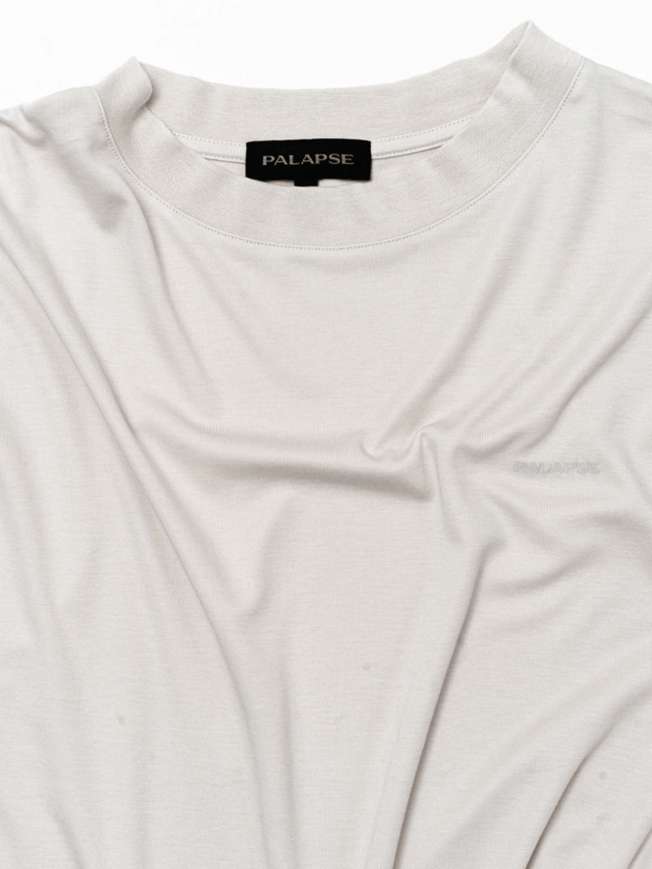 Langærmet Sandfarvet Palapse Lyocell Herre T-Shirt XS Palapse