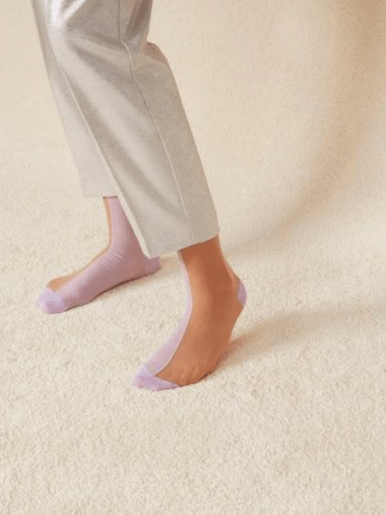 Lys Lilla Hysteria Filippa Ankel Strømpe 36 - 38 Hysteria