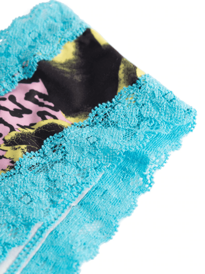 Lyseblå Mønstret Björn Borg Blonde Hipster XS Björn Borg