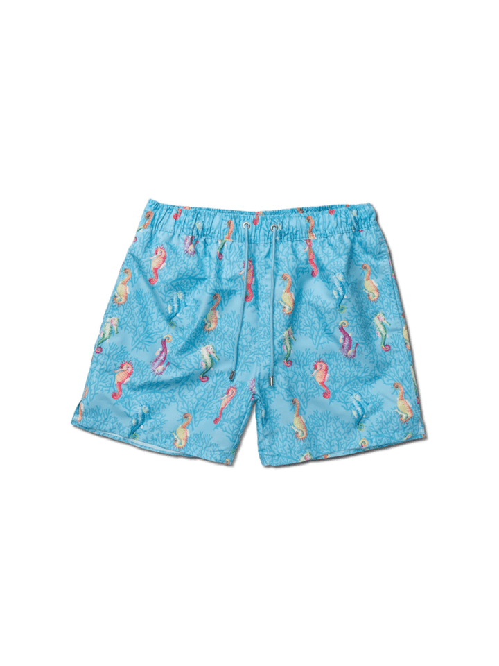 Lyseblå Panos Emporio Classic Seahorse Herre Badeshorts L Panos Emporio