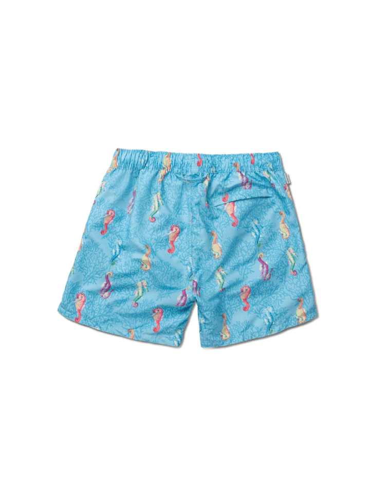 Lyseblå Panos Emporio Classic Seahorse Herre Badeshorts L Panos Emporio