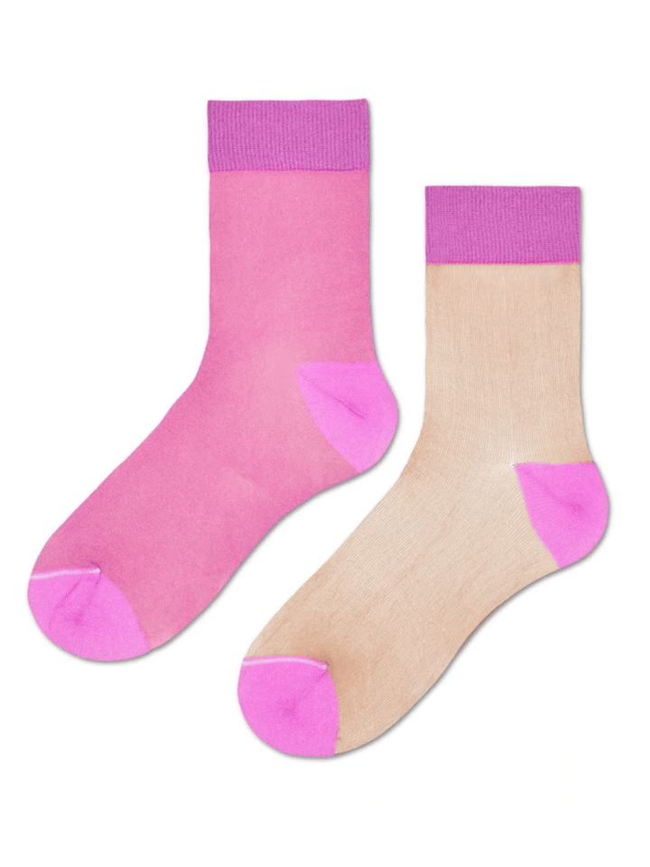 Lyserød Hysteria Filippa Ankel Strømpe One Size ( 36 - 41 ) Hysteria