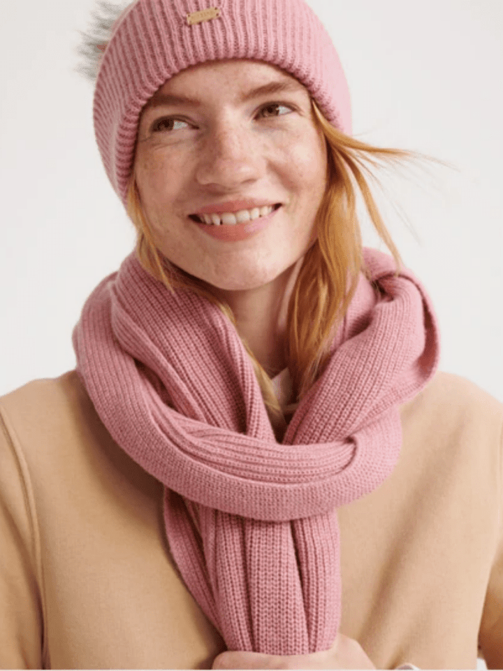 Lyserød Superdry Dame Halstørklæde One Size Superdry