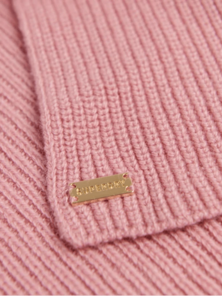 Lyserød Superdry Dame Halstørklæde One Size Superdry