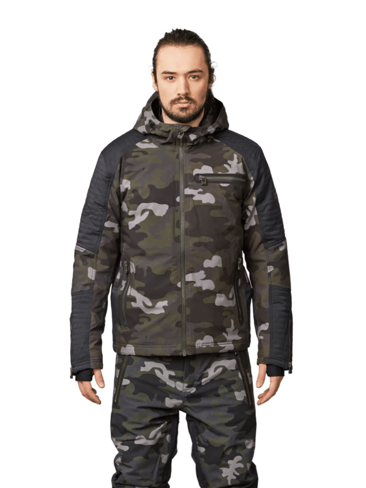 Mens Dominator Jacket 48 SOS Black Snow