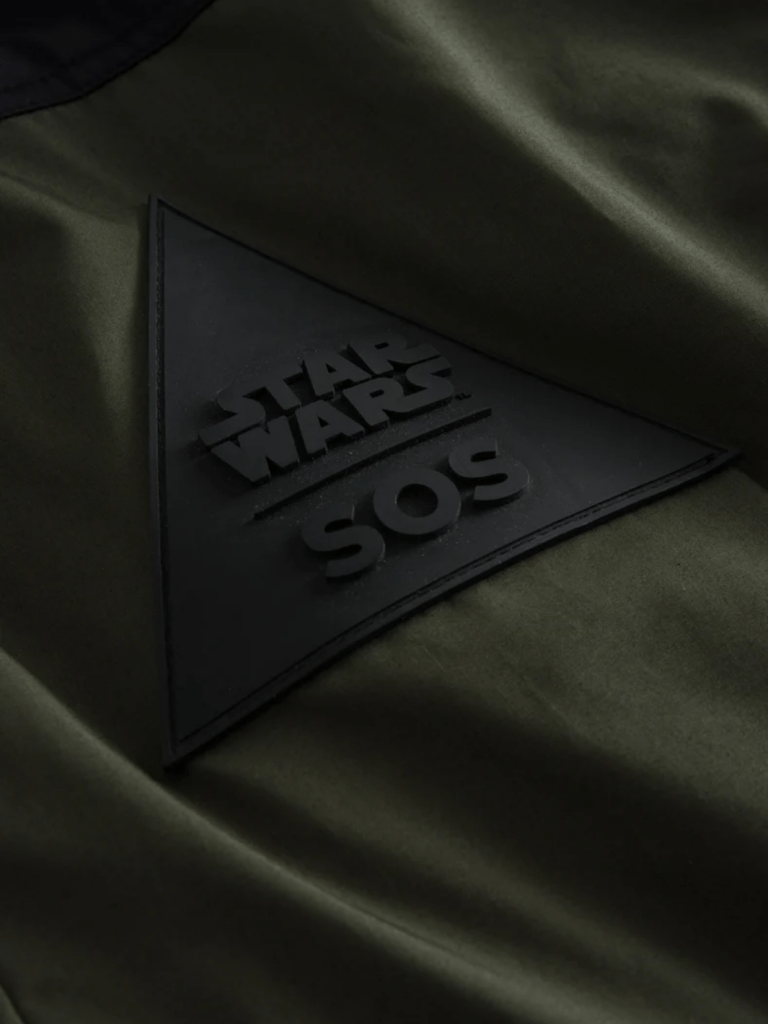 Mens Han Solo Parka 46 SOS Black Snow