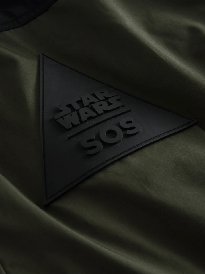 Mens Han Solo Parka 46 SOS Black Snow