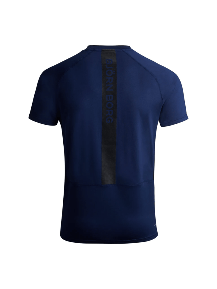 Mørkeblå Björn Borg Payton Performance T-Shirt S Björn Borg