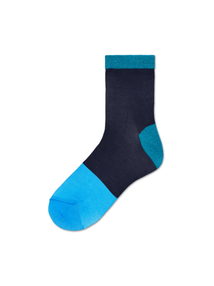 Mørkeblå Hysteria Liza Ankel Strømpe 36 - 38 Hysteria