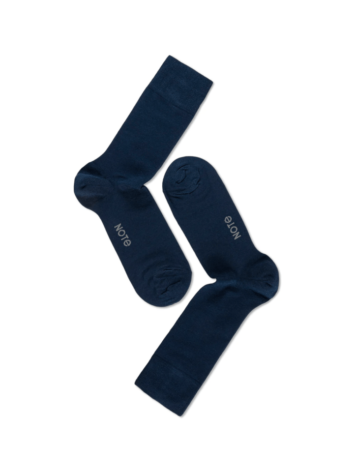 Mørkeblå Note Bambus Sok 41 - 45 Note